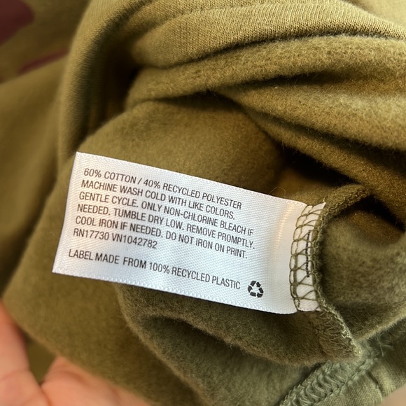 NWT Pride Fleece Crop Hoodie Graphic Tee, S - Picture 5 of 5